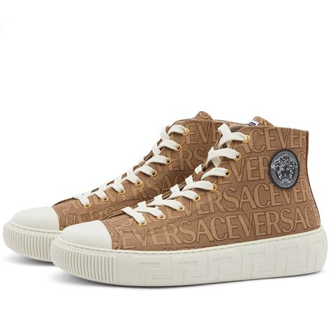 versace hi top|versace high top sneakers.